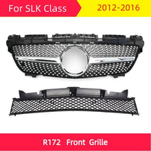 Load image into Gallery viewer, Diamond Front Grille for mercedes R172 SLK Class 2012-2016 SLK200 SLK250 SLK350 Racing Grille
