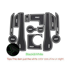 Load image into Gallery viewer, Door Groove Mat For Kia RIO 3 K2 1.4 L 1.6L 2012~16 Accessories Anti-Slip Mat Gate Slot Coaster Car Interiors Gel Pad Rubber Mat
