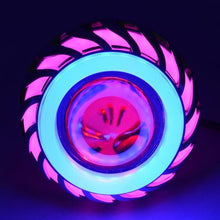 Load image into Gallery viewer, Dual Halo Angel Devil Eye Motorcycle Headlight 12V-85V Moto Projector Lamp Hi/Lo Beam LED Fog Spot Light Motorbike Accessories
