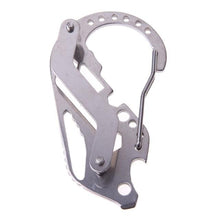 Load image into Gallery viewer, EDC holder clip gadget quickdraw multipurpose hanger buckle climb tool multi tool utility carabiner camp Key organizer pocket
