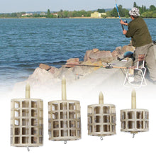 Load image into Gallery viewer, European Fishing Series Large /Small Sizes Carp Fishing Lead Sinker Bait Cage Feeder Basket Fish Hook Accessories 25g
