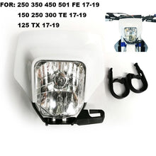 Load image into Gallery viewer, FOR Husqvarna motocross te250 te300 fe te tx fe350 125 150 250 350 450 501 300 2017 2018 2019 motorcycle Headlight  Head Light
