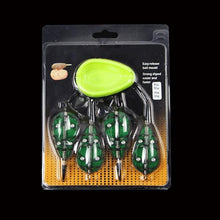 Load image into Gallery viewer, Fish lure Quick Release Mould Fishing set Carp Terminal Tackle 4 Feeders and 2 Method Moulds 40g 50g Fishing Feeder

