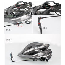 Load image into Gallery viewer, Flat Lightweight Bike Helmet Mirror Helmet Mounted Rear View Mirror 360 Rotation Universal Helmet Mounted Rear View Mirror
