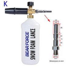 Load image into Gallery viewer, Foam Nozzle Snow Foam Lance Foam Bottle Sprayer for Karcher Bosch Interskol Elitech Nilfisk Huter Stihl Pressure Washer Car Wash
