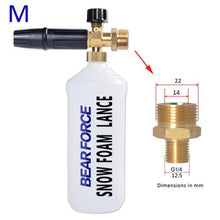 Load image into Gallery viewer, Foam Nozzle Snow Foam Lance Foam Bottle Sprayer for Karcher Bosch Interskol Elitech Nilfisk Huter Stihl Pressure Washer Car Wash
