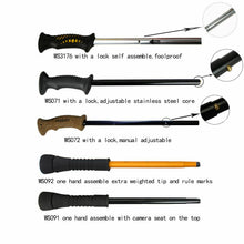 Load image into Gallery viewer, Fold-able Wading Staff Water Depth Safety Warning Coated Adjustable Stainless

