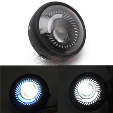 Load image into Gallery viewer, For CG125 GN125 Cafe Racer Bobber Custom Motorcycle Metal Projector DRL LED Front Headlight With Angel Eye Hi/Lo Beam
