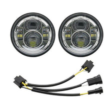 Load image into Gallery viewer, For  Davidson Dyna Fat Bob Black 4.65 inch Motor Style Head Lights for FXDF Dyna Fatbob Led Motor Projector
