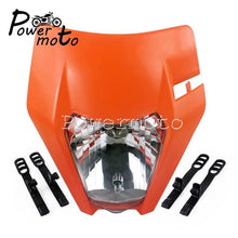 Load image into Gallery viewer, For KTM Headlight Universal Enduro Dual Sport Head Light Front Lamp EXC XC-W XC-F SX SX-F 500 450 350 300 250 Six Days EXC-F
