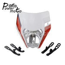 Load image into Gallery viewer, For KTM Headlight Universal Enduro Dual Sport Head Light Front Lamp EXC XC-W XC-F SX SX-F 500 450 350 300 250 Six Days EXC-F
