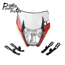 Load image into Gallery viewer, For KTM Headlight Universal Enduro Dual Sport Head Light Front Lamp EXC XC-W XC-F SX SX-F 500 450 350 300 250 Six Days EXC-F
