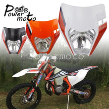 Load image into Gallery viewer, For KTM Headlight Universal Enduro Dual Sport Head Light Front Lamp EXC XC-W XC-F SX SX-F 500 450 350 300 250 Six Days EXC-F
