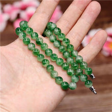 Load image into Gallery viewer, Genuine Natural Green 8mm Jade Beads Necklace Jadeite Jewelry Fashion Charm Accessories Lucky Amulet Gifts for Women Her Men
