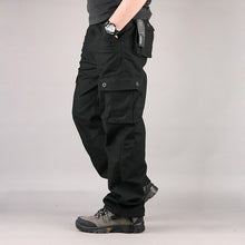 Load image into Gallery viewer, 2020 Mens Cargo Pants Tactical Multi-Pocket Overalls Male Combat Cotton Loose Slacks Trousers Army Military Work Straight Pants
