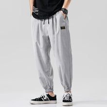 Load image into Gallery viewer, 2020 Spring Summer Loose Casual Pant  Men Elastic Waist Ankle-length Harem Pant Men sweatpants street wear
