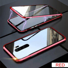 Load image into Gallery viewer, 360 Metal Magnetic Phone Case For Xiaomi Redmi 8 8A Note 8 7 K20 Pro Full Cover Glass Cover For Xiaomi 9 9e 9T CC9e Fliq Cases
