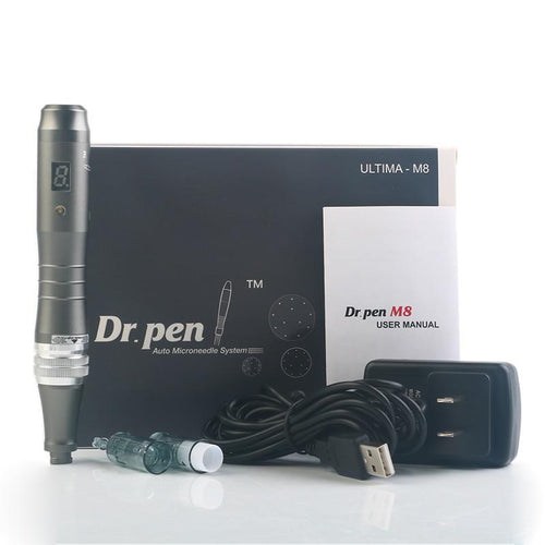 2020 New Wireless Digital Display 6 levels Dr. Pen Ultima M8 Microneedling Pen of Rechargeable skin care Kit
