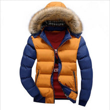 Load image into Gallery viewer, 2019 Men Thicken Jacket Parkas Warm Winter Windproof Jackets Coat Casual Mens Down Parka Hooded Outwear Cotton-padded Jacket

