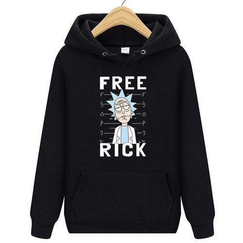 2019 new hoodie men's hip hop FREE RICK fashion printed cotton high quality casual sweatshirt men's / women's hoodies