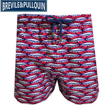 Load image into Gallery viewer, 2020 Brand Brevile pullquin Beach Board Shorts Men Turtles Swimwear Adults Boardshorts Cat Santa Claus Skateboard Man Beachwear
