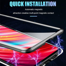 Load image into Gallery viewer, 360 Metal Magnetic Phone Case For Xiaomi Redmi 8 8A Note 8 7 K20 Pro Full Cover Glass Cover For Xiaomi 9 9e 9T CC9e Fliq Cases
