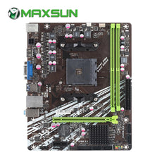 Load image into Gallery viewer, MAXSUN Motherboard AM4 A320M-VH Challenger AMD ddr4 memory slots Rams sata iii ssd HDMI+VGA graphic card mainboard for desktop
