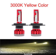 Load image into Gallery viewer, H4 LED H7 H11 H8 9006 9005 HB4 H1 H3 HB3 CSP 4500K Car Motorcycle Auto Headlight 80W 12000LM Low Beam Bulb Automobile Lamp 6500K
