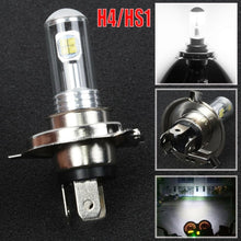 Load image into Gallery viewer, H4 LED Motorcycle Headlight 12V 40W 8-LED Moto Bulbs 6500K Super Bright Motorbike  Hi/Lo Beam Head Lamp Scooter Accessories Moto
