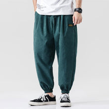 Load image into Gallery viewer, 2020 Spring Summer Loose Casual Pant  Men Elastic Waist Ankle-length Harem Pant Men sweatpants street wear
