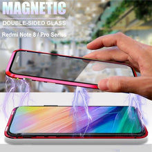 Load image into Gallery viewer, 360 Metal Magnetic Phone Case For Xiaomi Redmi 8 8A Note 8 7 K20 Pro Full Cover Glass Cover For Xiaomi 9 9e 9T CC9e Fliq Cases
