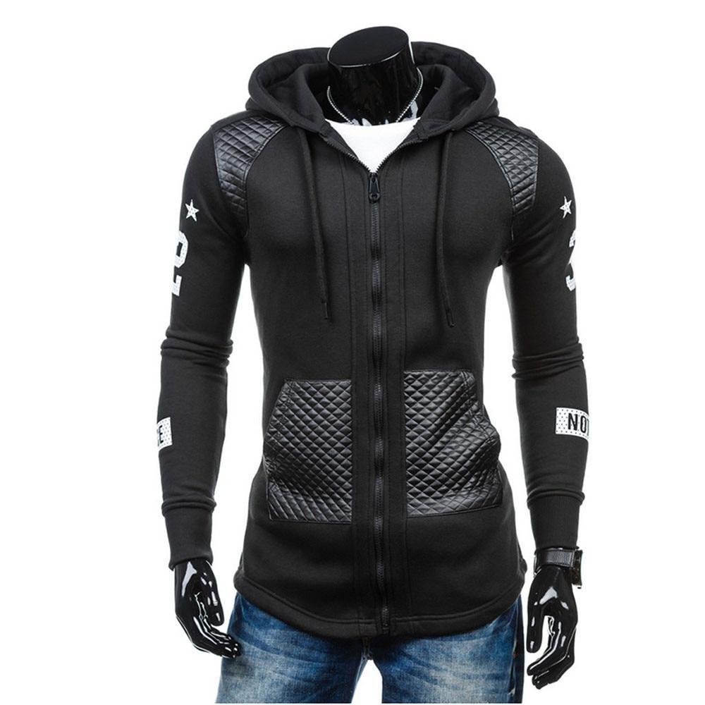 2020 New Fashion jacket Spring&Autumn Plus Size wrap coat Men Winter Warm Hooded Sweatshirt Coat Jacket Outwear Pullover