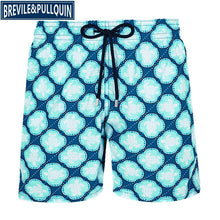 Load image into Gallery viewer, 2020 Brand Brevile pullquin Beach Board Shorts Men Turtles Swimwear Adults Boardshorts Cat Santa Claus Skateboard Man Beachwear
