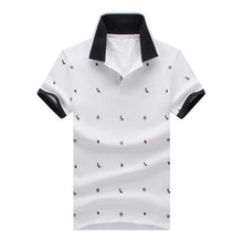 Load image into Gallery viewer, 2019 Men Summer Deer Print Polo Shirt Short Sleeve Slim Fit Polos Fashion Streetwear Tops Men Shirts Sports Casual Golf Shirts
