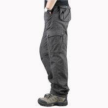 Load image into Gallery viewer, 2020 Mens Cargo Pants Tactical Multi-Pocket Overalls Male Combat Cotton Loose Slacks Trousers Army Military Work Straight Pants
