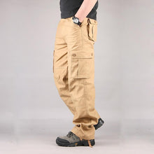 Load image into Gallery viewer, 2020 Mens Cargo Pants Tactical Multi-Pocket Overalls Male Combat Cotton Loose Slacks Trousers Army Military Work Straight Pants
