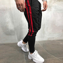 Load image into Gallery viewer, 2019 Fashion Men Loose Jogging Sports Pants Sweatpants Casual Pockets Male Trousers Side Stripes Hip Hop Pants Tracksuit Bottoms
