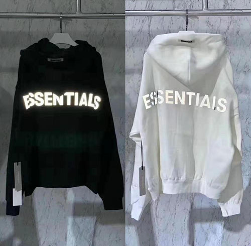 2020 Latest top Hip Hop FOG Essentials Season 6 3M Reflective Pullover Hoodies Hip Hop Oversize Men Women Fashion Sweatshirts