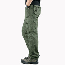 Load image into Gallery viewer, 2020 Mens Cargo Pants Tactical Multi-Pocket Overalls Male Combat Cotton Loose Slacks Trousers Army Military Work Straight Pants
