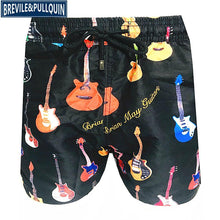 Load image into Gallery viewer, 2020 Brand Brevile pullquin Beach Board Shorts Men Turtles Swimwear Adults Boardshorts Cat Santa Claus Skateboard Man Beachwear
