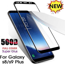 Load image into Gallery viewer, 500D Full Curved Tempered Glass For Samsung Galaxy Note10 S9 S8 Plus Note 9 8 Screen Protector For Samsung S9 S7 Protective Film
