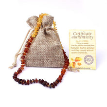 Load image into Gallery viewer, HAOHUPO Raw Amber Necklaces for Adults Raw Irregular Beads Baltic Natural Amber Women Necklace Organic Jewelry Amazon Supplier
