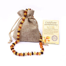 Load image into Gallery viewer, HAOHUPO Raw Amber Necklaces for Adults Raw Irregular Beads Baltic Natural Amber Women Necklace Organic Jewelry Amazon Supplier
