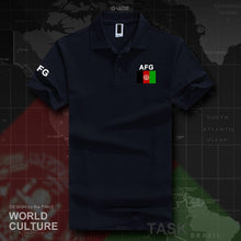Load image into Gallery viewer, Afghanistan Afghan polo shirts men short sleeve white brands printed for country 2017 cotton nation team flag AFG Islam Pashto
