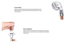 Load image into Gallery viewer, Adjustable 3 Mode Shower Bath Head High Pressure Stone Stream Handheld Shower Head With Negative Ion Activated Ceramic Balls
