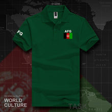 Load image into Gallery viewer, Afghanistan Afghan polo shirts men short sleeve white brands printed for country 2017 cotton nation team flag AFG Islam Pashto
