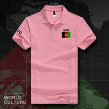 Load image into Gallery viewer, Afghanistan Afghan polo shirts men short sleeve white brands printed for country 2017 cotton nation team flag AFG Islam Pashto
