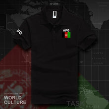 Load image into Gallery viewer, Afghanistan Afghan polo shirts men short sleeve white brands printed for country 2017 cotton nation team flag AFG Islam Pashto
