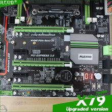 Load image into Gallery viewer, PLEXHD X79 Turbo motherboard  LGA2011 ATX USB3.0 SATA3 PCI-E NVME M.2 SSD support REG ECC memory and Xeon E5 processor
