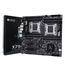 Load image into Gallery viewer, New arrival HUANANZHI dual X79-16D motherboard on sale built-in VGA video port 16 DIMMs RAM max up to 16*32G dual Giga LAN ports
